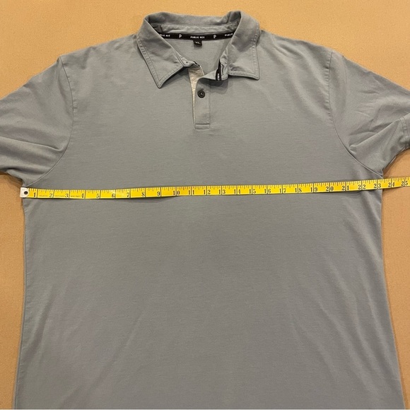 Public Rec Men’s Slate Blue Polo Size XL - Picture 4 of 10